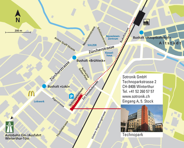 Site map of Sotronik GmbH