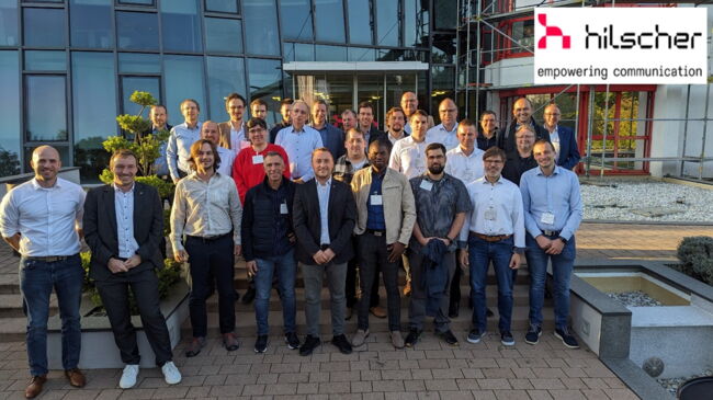 Group photo from the Hilscher Partner Days